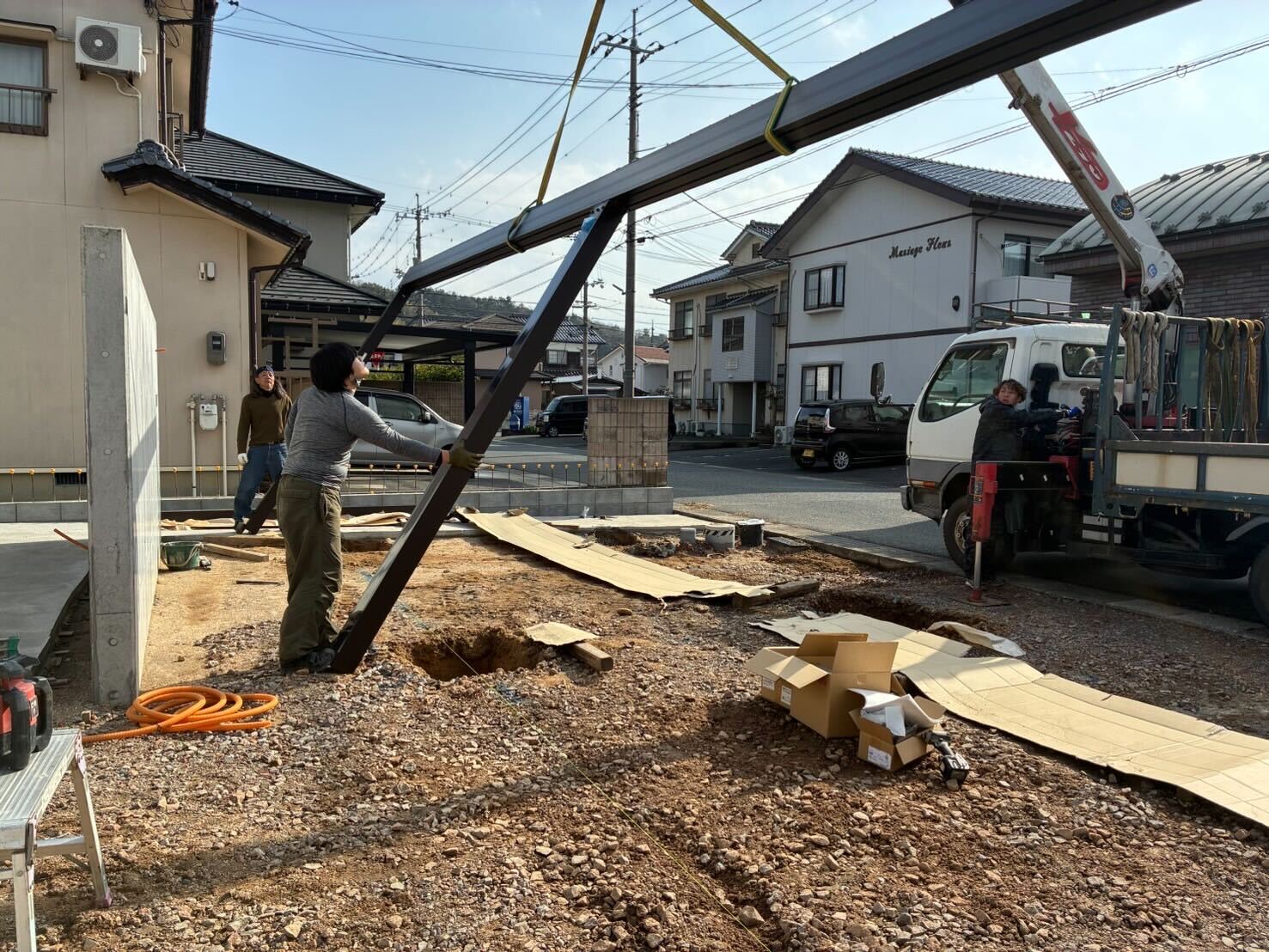 施工現場の様子